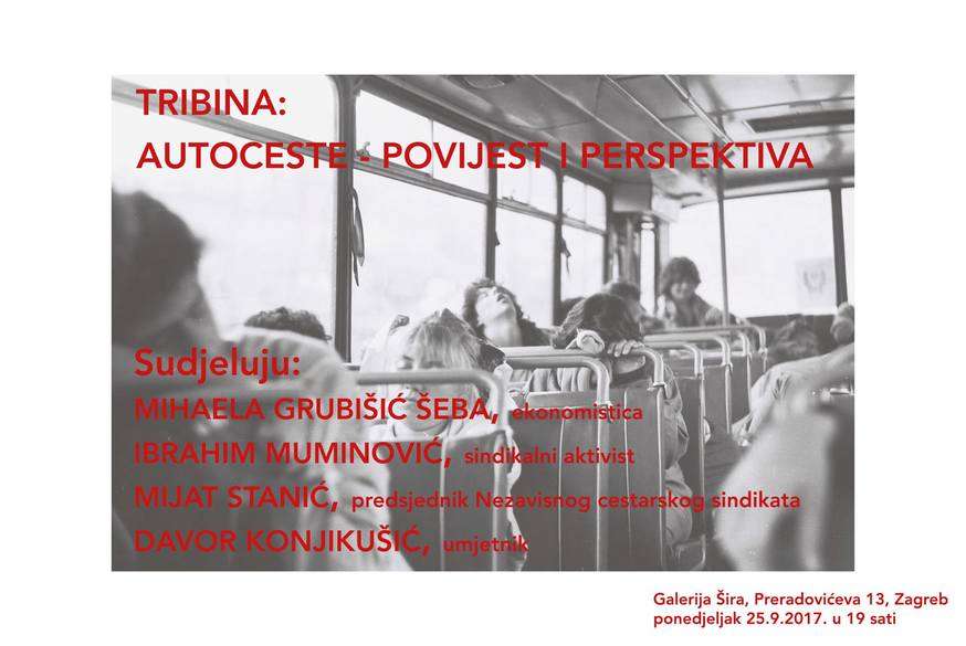 Poziv na tribinu Autoceste: povijest i perspektiva