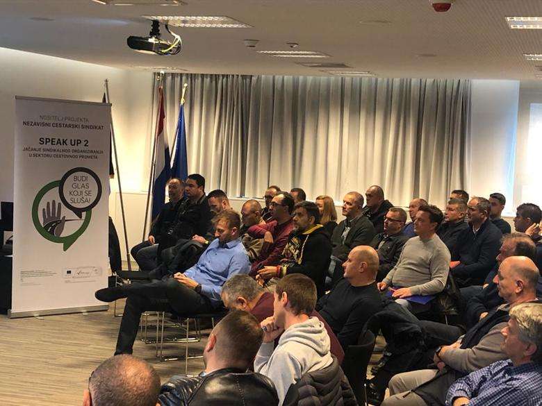Održana završna konferencija projekta "Speak up 2: Jačanje sindikalnog organiziranja u sektoru cestovnog prometa"