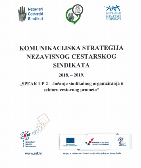 Komunikacijska strategija Nezavisnog cestarskog sindikata