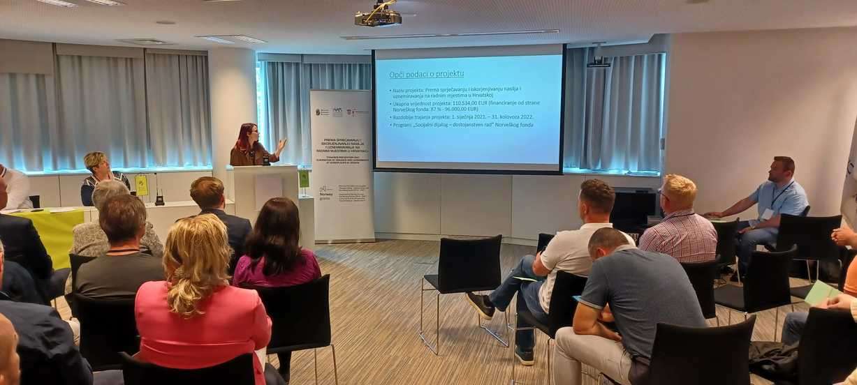 Predstavljeni rezultati projekta “Prema sprečavanju i iskorjenjivanju nasilja i uznemiravanja na radnim mjestima u Hrvatskoj”