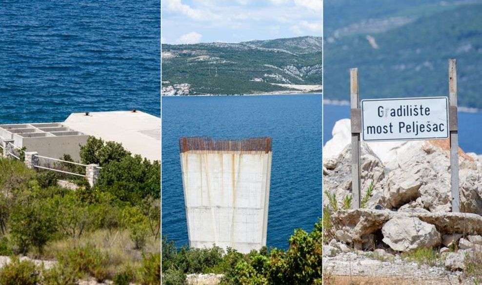 NAŠ FOTOREPORTER POSJETIO JE GRADILIŠTE PELJEŠKOG MOSTA Evo kakav je ondje zahvat danas započeo i kada stiže moćna kineska mehanizacija