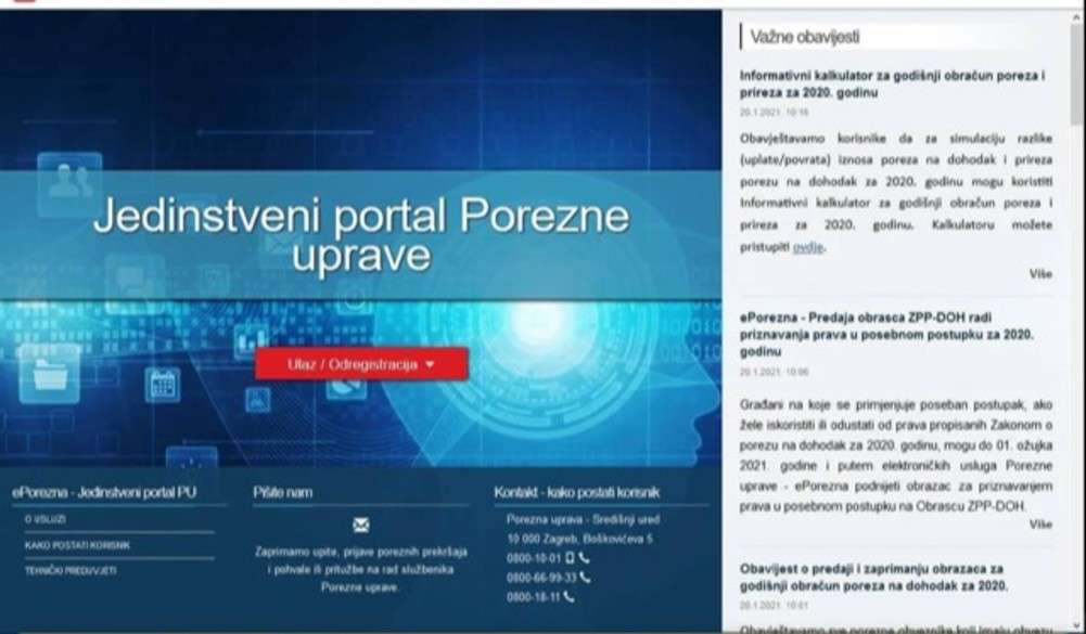 Sve o povratu poreza: Evo tko mora popuniti obrazac do 1.3.