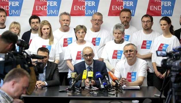 Prikupljat će se potpisi za referendum protiv Zakona o referendumu
