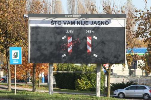 Iz HAC-a plakatima poručuju da ubrzaju sa slučajem stupići