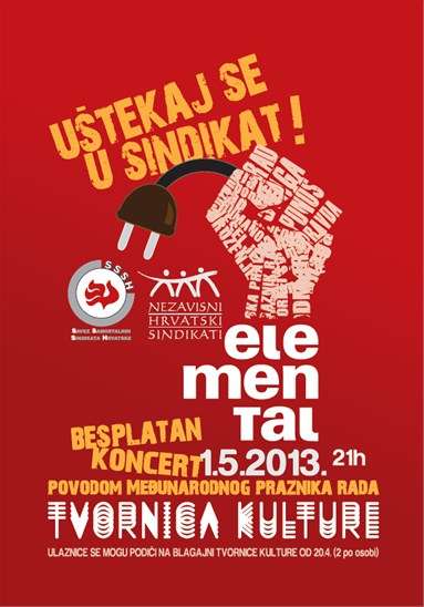 Koncert 1. svibnja - Uštekaj se u sindikat!