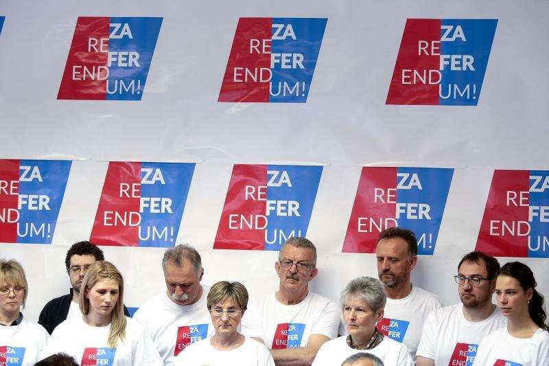 Prikupljat će se potpisi za referendum protiv Zakona o referendumu