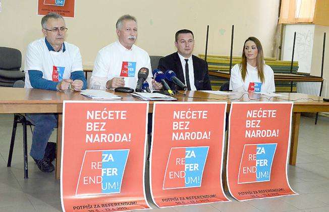 Prikupljanje potpisa Za referendum od 30. svibnja