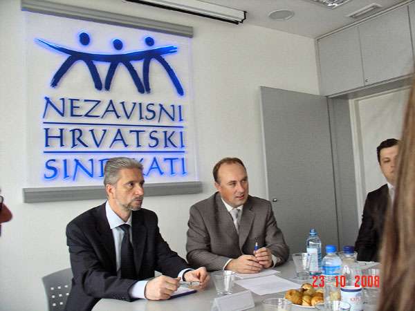 Potpredsjednik Vlade RH u Nezavisnim hrvatskim sindikatima 