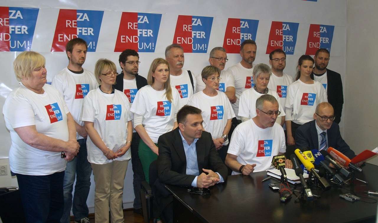 Inicijativa „ZA REFERENDUM!“ objavila je referendumska pitanja