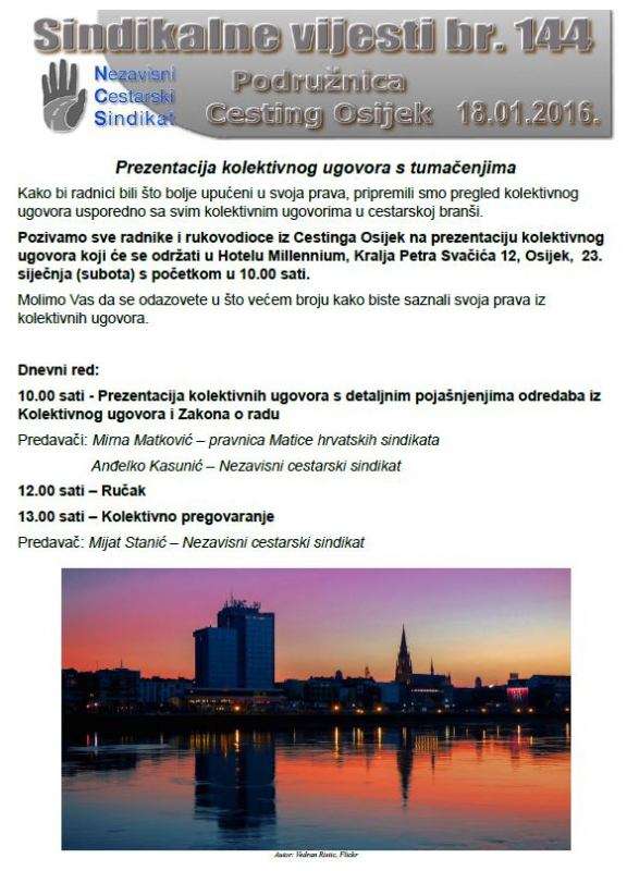 Prezentacija kolektivnog ugovora s tumačenjima