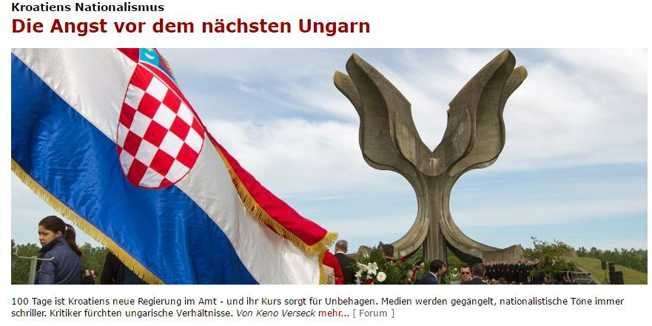 DER SPIEGEL NA NASLOVNICI O HRVATSKOM NACIONALIZMU 'Ministar Hasanbegović trivijalizira fašističke zločine'