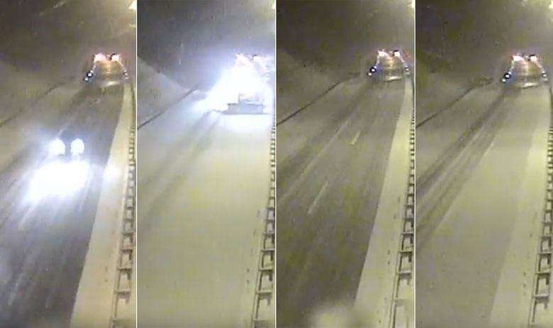 Pogledajte kako je noćas izgledala autocesta samo 15 minuta nakon prolaska ralice
